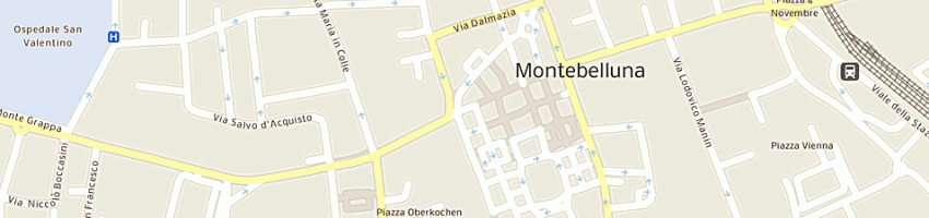 Mappa della impresa sed servizio elaborazione dati a MONTEBELLUNA