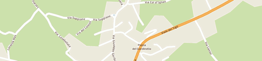 Mappa della impresa canal nicola a SANTA GIUSTINA