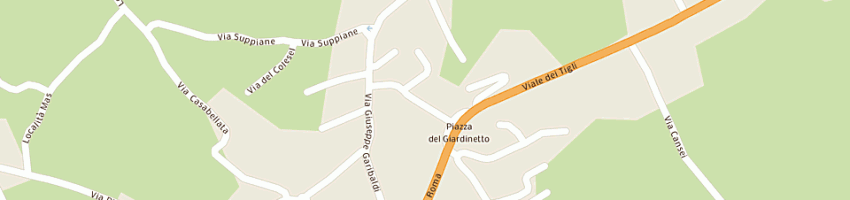 Mappa della impresa ambulatorio veterinario santa giustina dr carcich - dr piazza a SANTA GIUSTINA