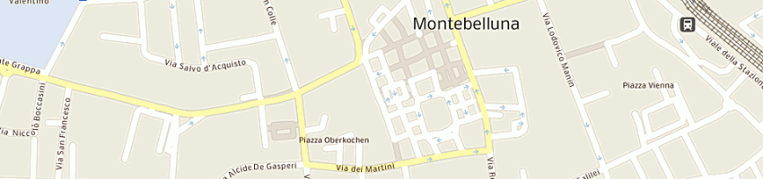 Mappa della impresa clima service di zago alamo a MONTEBELLUNA