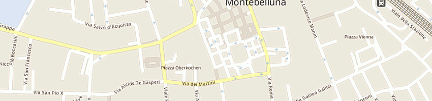 Mappa della impresa bar carducci a MONTEBELLUNA