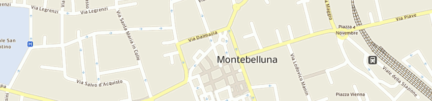 Mappa della impresa pro domo di bedin m e varaschin p snc a MONTEBELLUNA