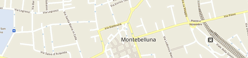 Mappa della impresa nabiha oro style a MONTEBELLUNA