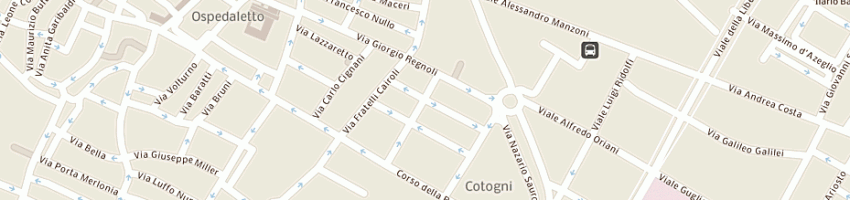 Mappa della impresa valentini antonella a FORLI 