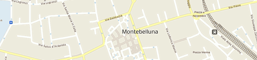 Mappa della impresa polli del montello di cattelan bruno e c sas a MONTEBELLUNA