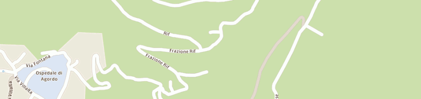 Mappa della impresa falegnameria soppelsa snc - arredamenti serramenti di soppelsa carlo moreno p edile damiano a AGORDO