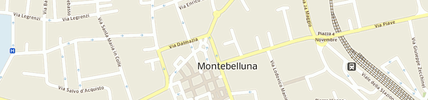 Mappa della impresa desiree' sas di zanchin daniela e c a MONTEBELLUNA