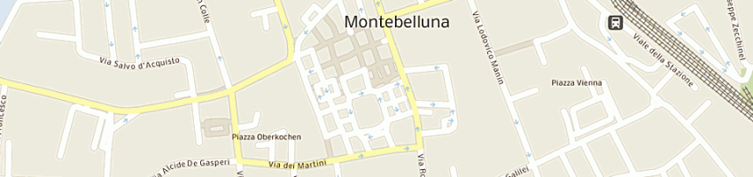 Mappa della impresa banca popolare italiana-banca popolare di lodi soc coop a MONTEBELLUNA