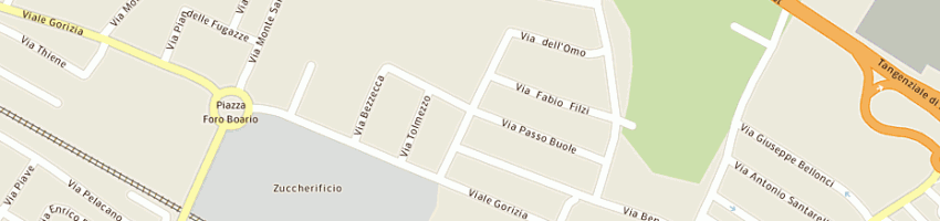 Mappa della impresa omicini claudio a FORLI 