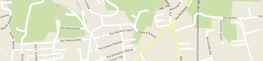 Mappa della impresa yarix srl a MONTEBELLUNA