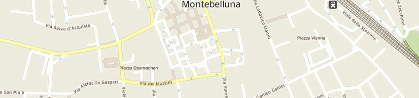 Mappa della impresa la pool dati srl a MONTEBELLUNA