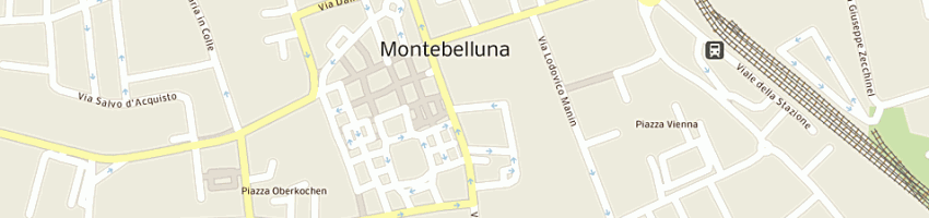 Mappa della impresa able srl a MONTEBELLUNA