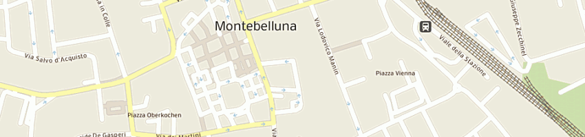 Mappa della impresa madrenatura srl a MONTEBELLUNA