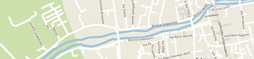 Mappa della impresa cariva di cavicchio vanda e csas a ADRIA