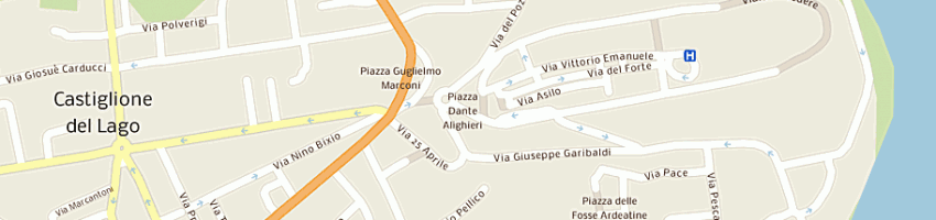 Mappa della impresa moto club trasimeno a CASTIGLIONE DEL LAGO