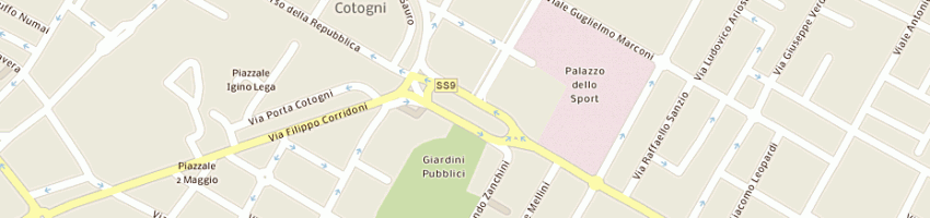 Mappa della impresa collinelli maurizio a FORLI 