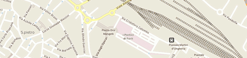 Mappa della impresa i portici di forli' a FORLI 