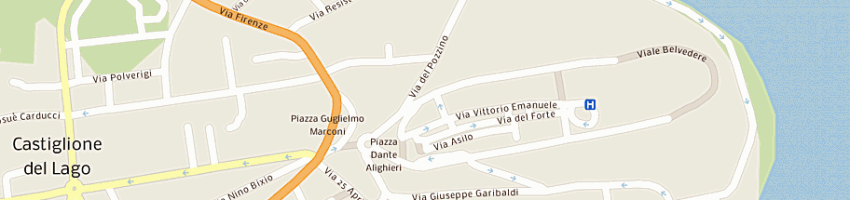 Mappa della impresa linea verde a CASTIGLIONE DEL LAGO