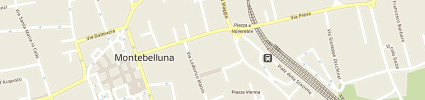 Mappa della impresa c e im srl a MONTEBELLUNA