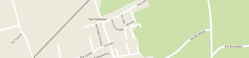 Mappa della impresa ceron giancarlo a MONTEBELLUNA