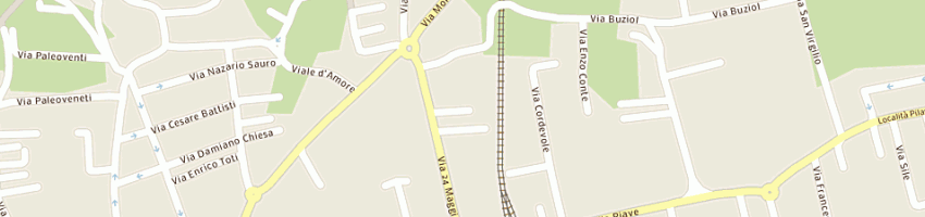 Mappa della impresa tisato ruggero a MONTEBELLUNA