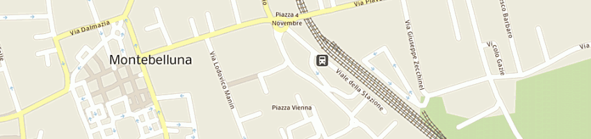 Mappa della impresa sartoria artigianale di casarin maria cristina a MONTEBELLUNA