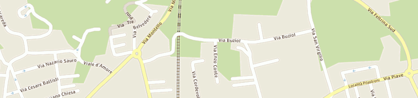 Mappa della impresa guerrato s p a a MONTEBELLUNA