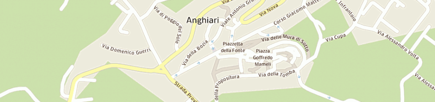 Mappa della impresa collage a ANGHIARI