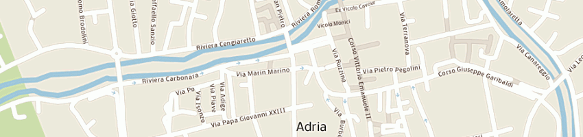 Mappa della impresa admo associazione donatori midollo osseo a ADRIA