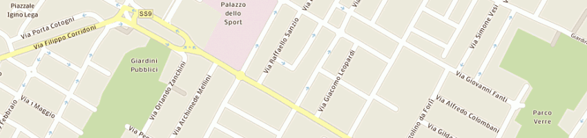 Mappa della impresa santagiuliana busellato umberto a FORLI 