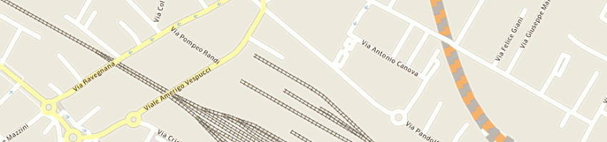 Mappa della impresa istituto zooprofilattico sperimentale ppll a FORLI 