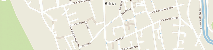 Mappa della impresa confezioni perla a ADRIA