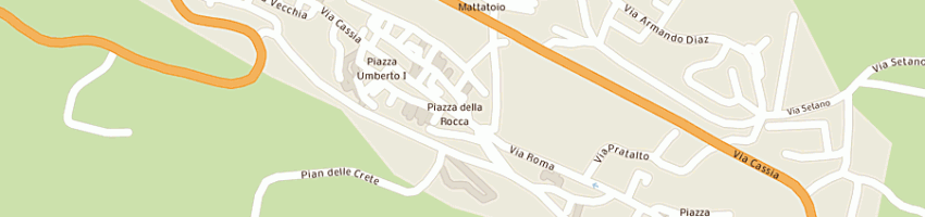 Mappa della impresa puntooro di braconcini c e c snc a VETRALLA