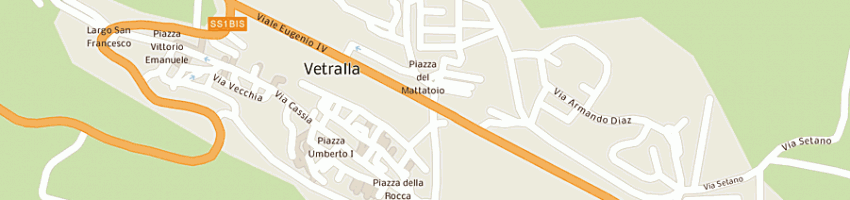 Mappa della impresa autodemolizioni neri sas di neri domenico e c a VETRALLA