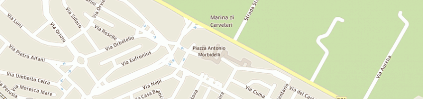 Mappa della impresa rallo rossana a CERVETERI