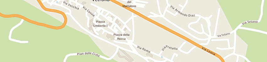 Mappa della impresa bar rist da benedetta a VETRALLA