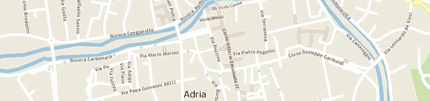 Mappa della impresa berti e maestri a ADRIA