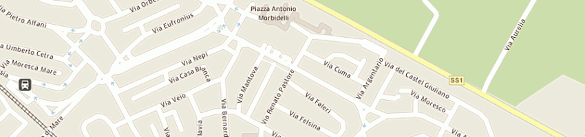 Mappa della impresa tomassetti cinzia a CERVETERI
