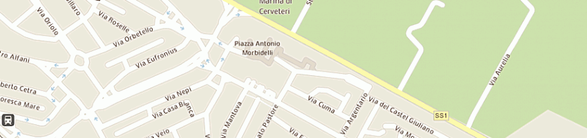 Mappa della impresa p e c informatica srl a CERVETERI