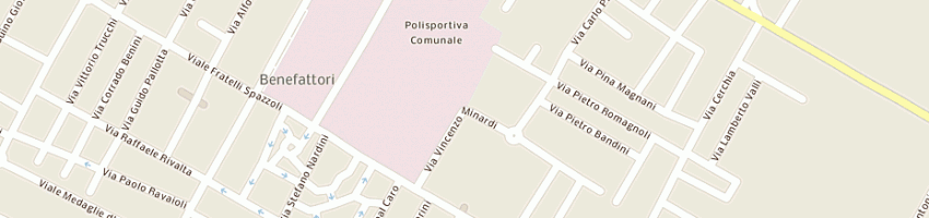 Mappa della impresa asilo nido comunale a FORLI 