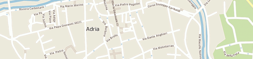 Mappa della impresa adriafin srl a ADRIA