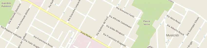 Mappa della impresa bar latteria valentini a FORLI 