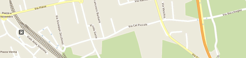Mappa della impresa dalp di dalto a e c snc a MONTEBELLUNA