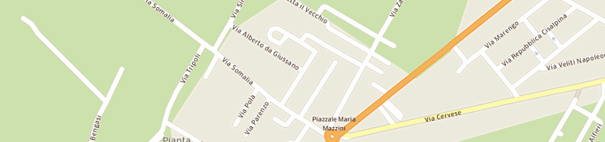 Mappa della impresa gerlini giorgio a FORLI 