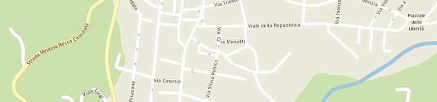 Mappa della impresa lavanderia mimosa di montoni cinzia a MELDOLA