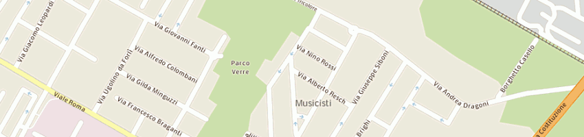 Mappa della impresa am di pigliapoco andrea e c s a FORLI 