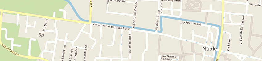 Mappa della impresa edilizia cazzaro giuseppe snc di cagnin delfina e c a NOALE