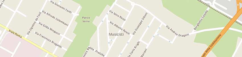 Mappa della impresa caselli giorgio a FORLI 