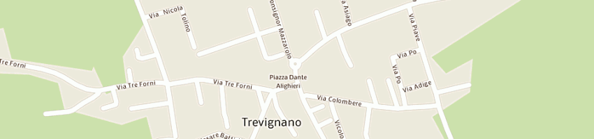 Mappa della impresa studio gamma di fogliato geom fabrizio a TREVIGNANO