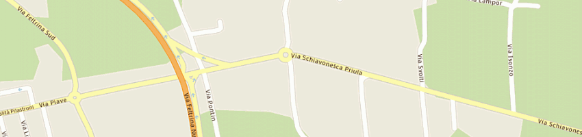 Mappa della impresa scuole pubbliche elementari statali a MONTEBELLUNA